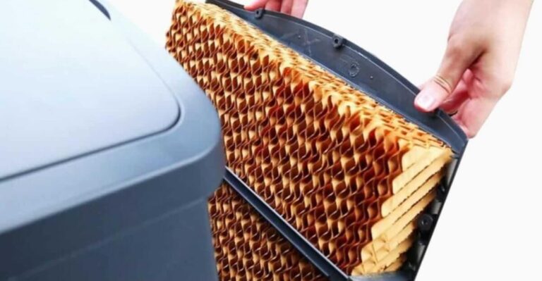 How to clean air cooler honeycomb pads